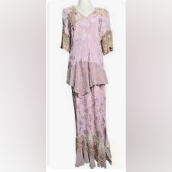 Gorgeous Spencer Alexis Rose Colored  2 piece dress - Picture 2 of 6